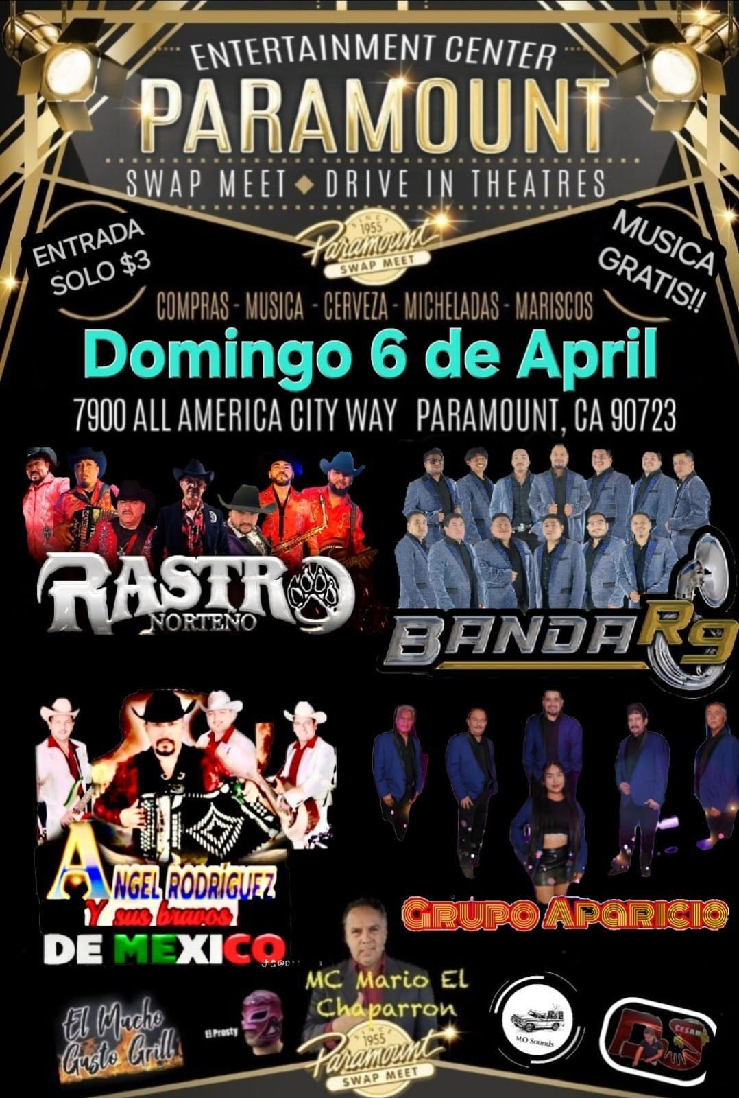 Flyer del evento del 6 de abril